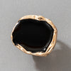 Black Stone Gold Ring